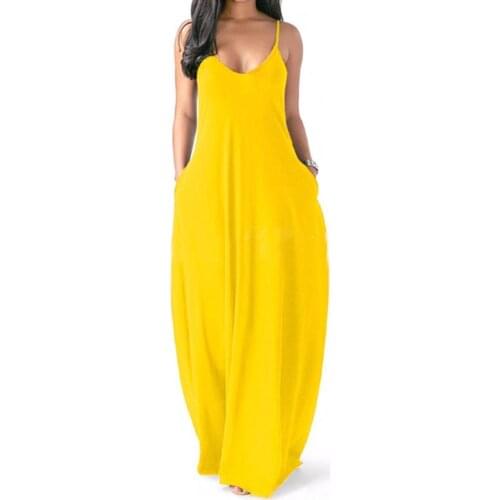 Plus Size Women Dress Sling Breathable Summer Clothing Women Sleeveless Long Dress Casual Elegant Party Dresses