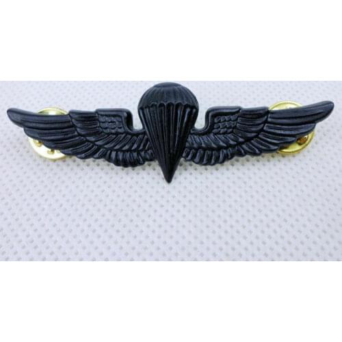 Us Navy Seal Paratrooper Badge Wings Insignia Pin Black Brooch armyshop2008