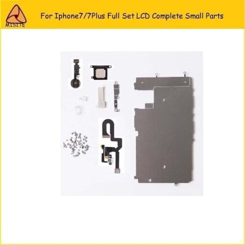 10PCS/Lot For iphone 7Plus LCD Digitizer Full Set Small Repair Part Metal ShieldPlate Front Camera Ear Speaker Home Button Flex