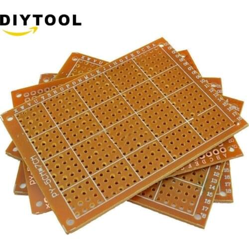 10pcs DIY Prototype Paper PCB Universal Board 5×7 cm 5*7 cm