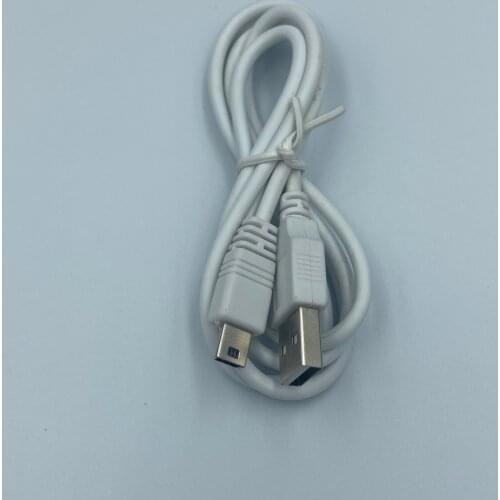 1000pcs/lot White 80cm mini usb Mini 5 Pin B Data Charger Charging Cable Cord Adapter Mini USB Adapter for MP3 MP4 Player
