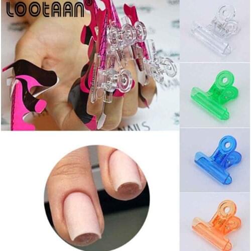 10pcs Professional Fiberglass Nail Extension Nail Silk Wraps Extension Acrylic Nail Form Fibernails With Curvature Clips