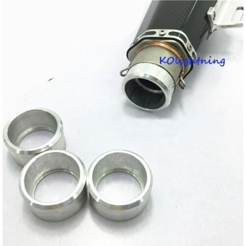 60mm To 51mm Motorcycle Steel Exhaust Pipe Adaptor Reducer Joining Sleeve Connector Link Downs Tube