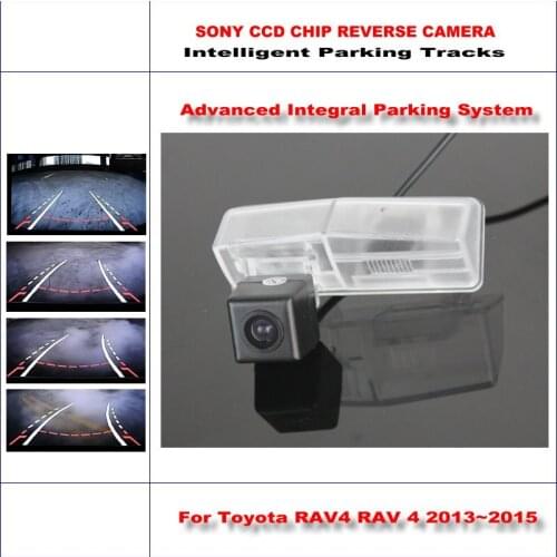 Car Intelligentized Reverse Back Camera For Toyota RAV4/RAV 4 2013 2014 2015 Rear View Vehicle Dynamic Guidance Tracks CAM