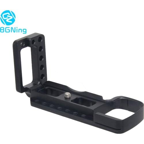 CNC Aluminum Vertical Shoot Quick Release L Plate Bracket Holder Hand Grip for Sony A6400 Dslr Camera Support With Cold Shoe