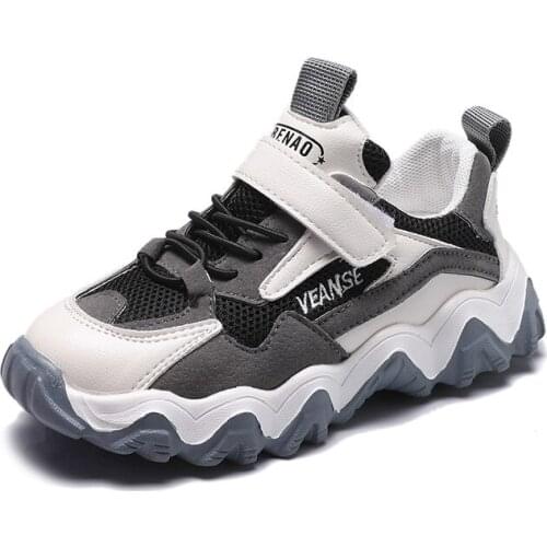 Skoex Kids Fashion Sneakers Boys Girls Casual Breathable Sport Running Shoes Soft Sole Wear-resistant Childrens Tennis Sneakers