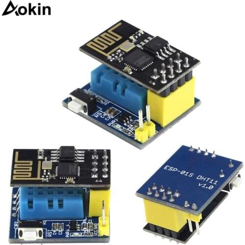 ESP8266 Wifi NodeMCU Smart Home IOT DIY Kit ESP8266 ESP-01 ESP-01S DHT11 Temperature Humidity Sensor Module
