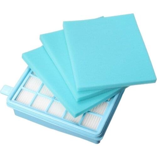 4pcs/lot Filter Mesh HEPA FILTER BUFFALO-MISTRAL For Vacuum Cleaner FC8515 FC8516 FC8517 FC8518FC8470 FC8471