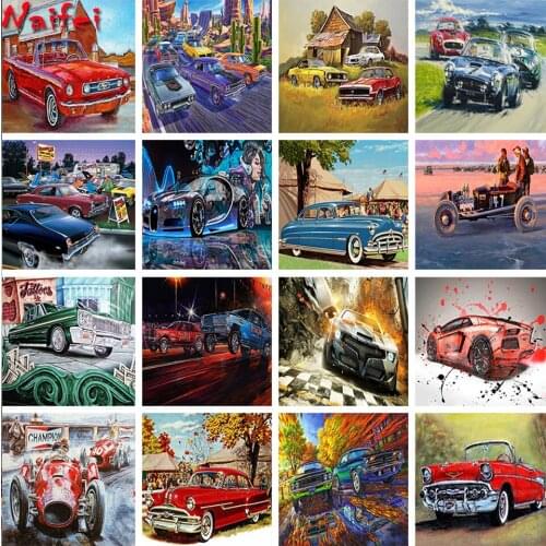 Various Car Pattern 5D DIY Diamond Painting Full Square/Round Diamond Embroidery Sale Mosaic Picture Rhinestones Painting