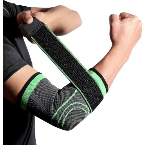 Breathable Bandage Compression Sleeve Elbow Brace Support Protector for Weightlifting Arthritis Volleyball Tennis Arm Brace