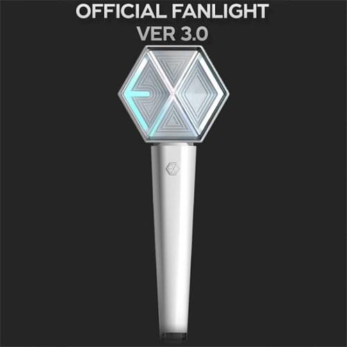 KPOP EXO Official Ver.3 Fanlight Concert ABS Light Stick White EXO-L Fans Light Stick