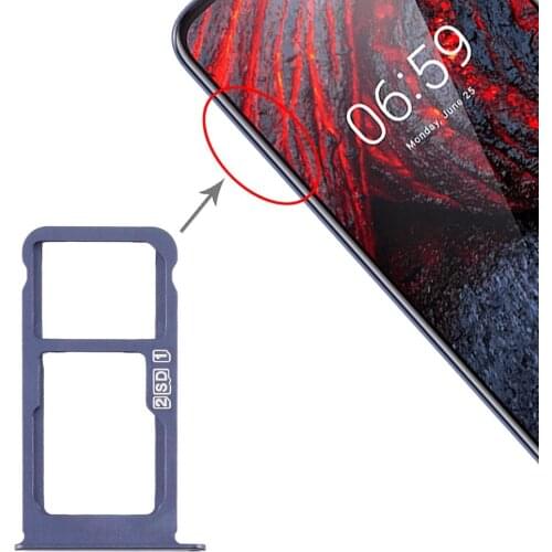 SIM Card Tray + SIM Card Tray / Micro SD Card Tray for Nokia X6 (2018) / TA-1099 / 6.1 Plus