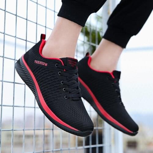 Mens Casual Shoes Mesh Breathable Light Men Sneakers Comfortable Soft Flat shoes Outdoor Mens Shoes Men Fashion Sneakers