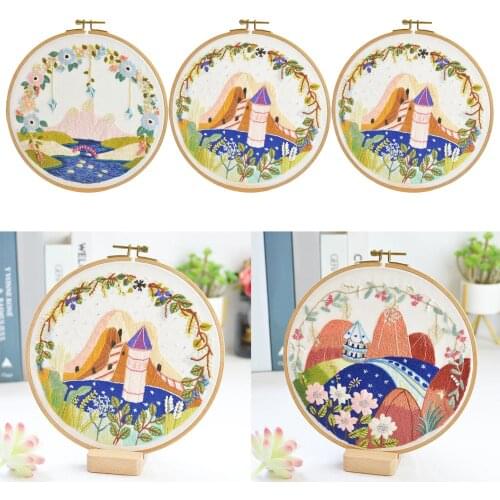 Funny Embroidery Starter Kit Cross Stitch Kit Include Embroidery Clothes with