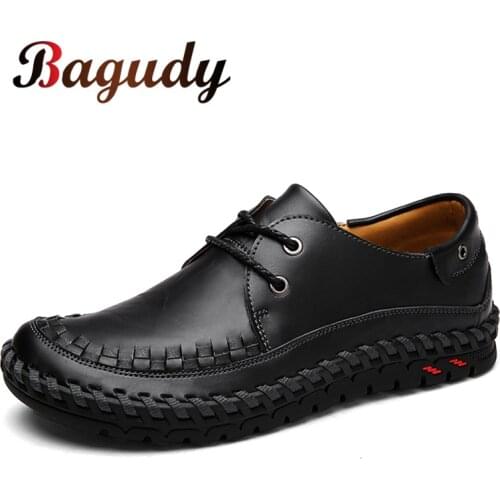 New Handmade Leather Mens Casual Shoes British Fashion Design Moccasins Men Shoes Classic Woven Leather Shoes Flats Loafers 46