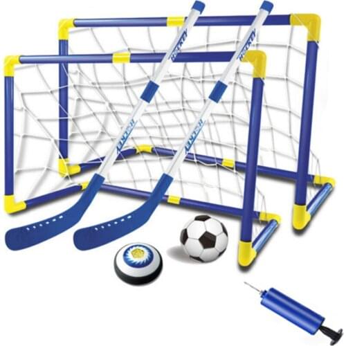 2020 New Funny Kids Air Power Hover Floating Soccer Football Toys with Light Flashing Indoor Home Games for Boys Christmas Gift