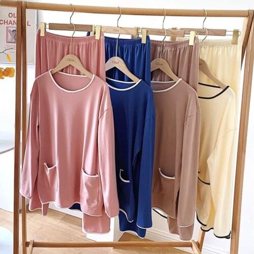 Autumn Winter Pijamas Women New Velvet Warm Suit Comfortable Ladies Casual All-Match Home Wear Pajamas Set Thick Pyjama Femme