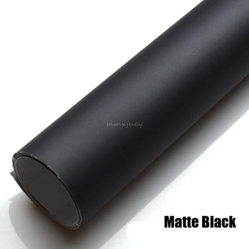 50*150cm Car Body Film Cool Matte Black PVC Matte Vinyl Wrap Exterior Interior Decorative Styling Sticker