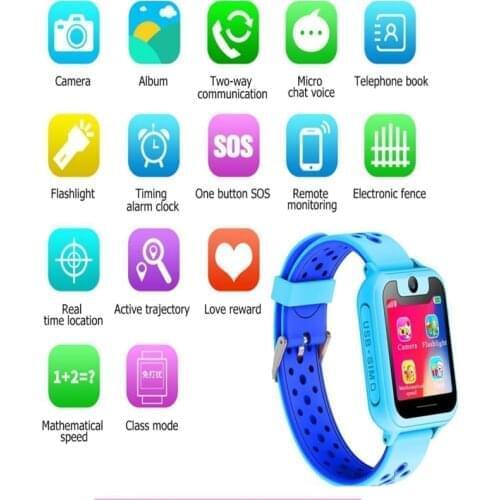 S6 1.44 Inch Children Smartwatch s6g Kids Smart Watch with GPS SOS Emergency Watch