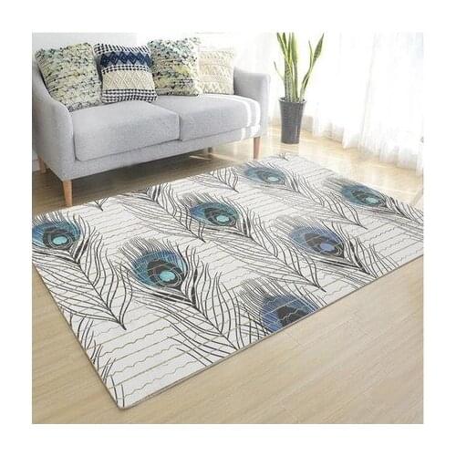 Nordic Corridor Of Geometrical Design 3D Printing Carpet Mats Anti-skid Carpet Kitchen Bathroom Carpet Absorb The Moisture