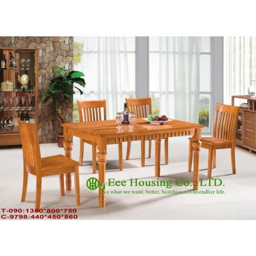 T-090,C-9798 Solid Dining Chair and tables,Solid Wood Dinning Table Furniture With Chairs/Home furniture