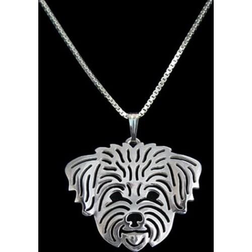 Tibetan Terrier (in puppy/pet haircut) Pendant Necklace Hunger Games Jewelry Women Best Friend Choker 10pcs/lot
