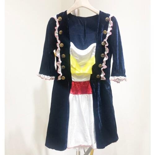 UTMEON Adult Sexy Halloween Costume For Women polyester Pirate Costumes Dress Performance