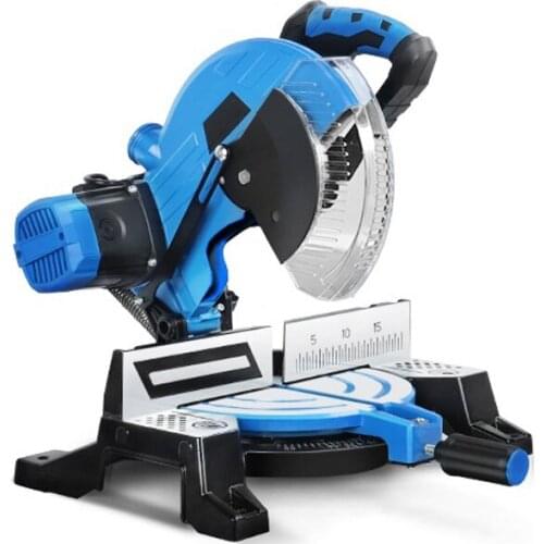 10 Inch Miter Saw Multi-function Aluminum Saw A45 Degree Wood Aluminum Cutting Machine Compound Miter Saw LK