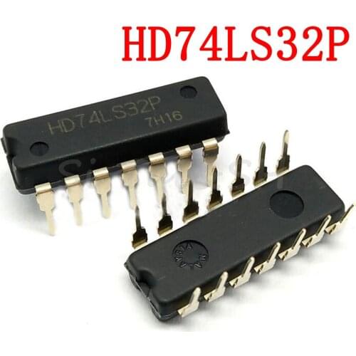 10PCS HD74LS32P DIP14 HD74LS32 DIP SN74LS32N DIP-14 74LS32 new and original IC