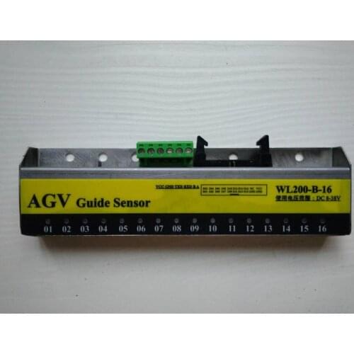 16-channel magnetic navigation sensor navigation magnetic strip RS232, IO output, RS485 support modbus-rtu