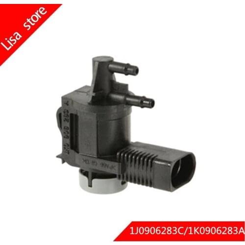 1K0906283A 1J0906283C 2 pin EGR Vacuum Solenoid Valve fit for Audi A3 A4 A6 V W Golf J-etta Passat Beetle Tiguan T-ouareg