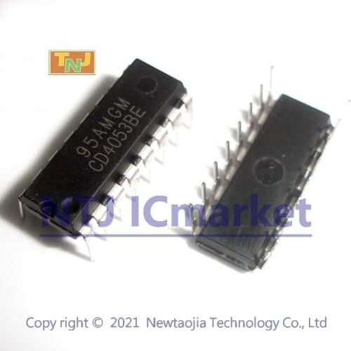 50 PCS CD4053BE DIP-16 CD4053 CMOS Analog Multiplexers/Demultiplexers IC CHIP