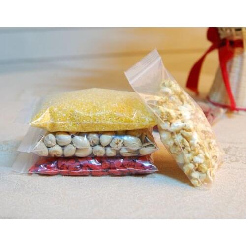 500pcs 15*22cm White Bone Pe Transparent Ziplock Plastic Bags Clear Travel Packing Bag For Jewelry Gifts Pouch Accessories Bags