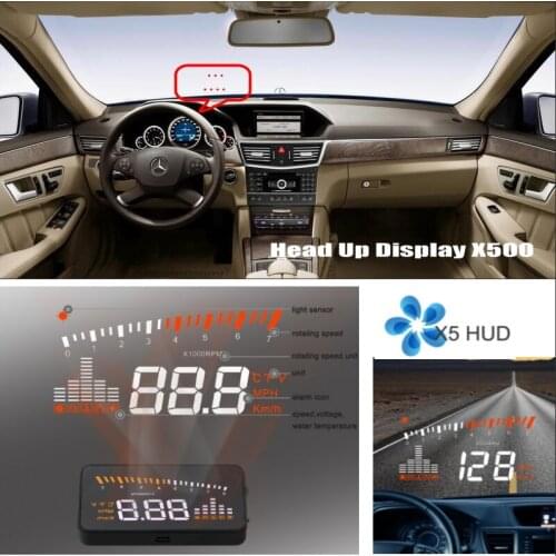 Car Computer Screen Display Projector Refkecting Windshield For Mercedes Benz E Class MB W212 - Safe Driving Screen
