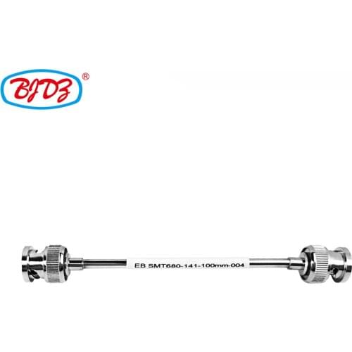 Free Shipping 2 PCS BNC Male to BNC Male RF Connector RG141 Semi Rigid Pigtail Jumper Cable Assembly