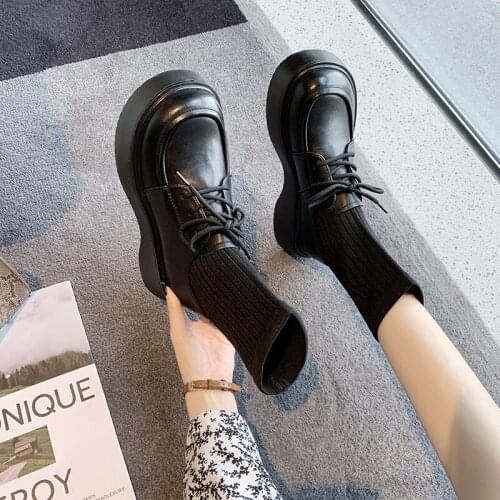 Martin boots womens shoes single shoes thin boots British style short boots single boots sock boots X901