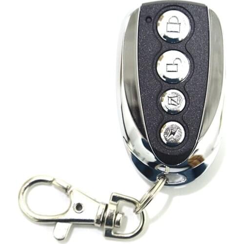 Ziguang 4 Buttons Cloning Duplicator Key Fob 433MHZ 017 Distance Remote Control Clone Fixed Learning Code For Gate Garage Door