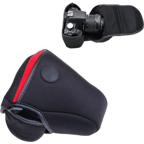 Neoprene Camera bag Cover Case for Canon EOS 100D 200D 350D 400D 500D 550D 600D 650D 700D 760D 1000D 1200D 1300D 18-55mm pouch