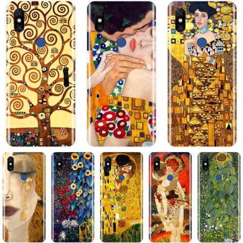 Back Cover For Xiaomi Mi Max Mix 1 2 2S 3 Gustav Klimt The Kiss Art Abstract Soft Silicone Phone Case For Xiaomi Mi Note 1 2 3