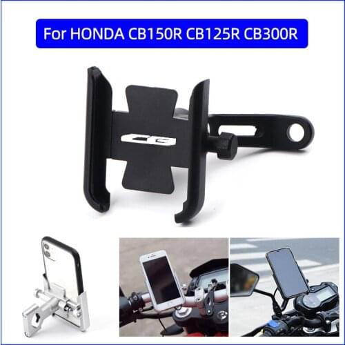 For HONDA CB150R CB125R CB300R CB650R CB250R CB1000R CB190 CB400 Motorcycle handlebar Mobile Phone Holder GPS stand bracket
