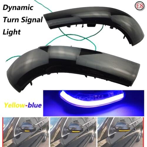 2pcs For VW GOLF 5 GTI V MK5 Jetta Passat B5.5 B6 Sharan Superb EOS Dynamic LED Turn Signal Light Side Wing Mirror Indicator
