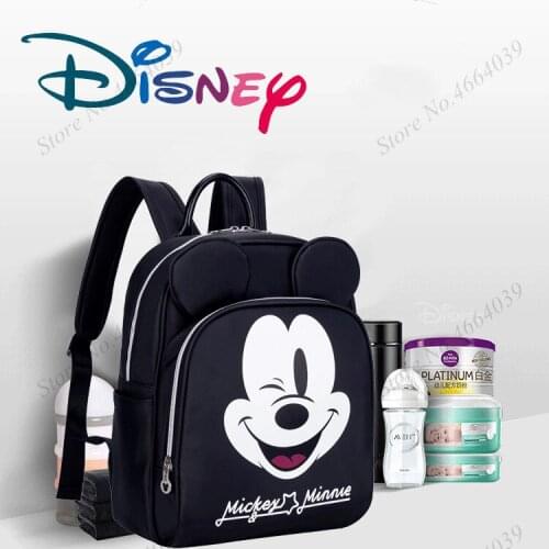 Disney Diaper Bag Baby Care Backpack for Mom Maternity Wet Bag Waterproof Baby Pregnant Mommy Bag Bottle Insulation Backpack