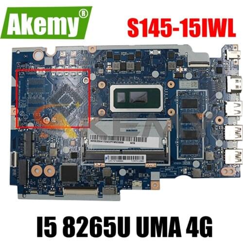 For Lenovo Ideapad S145-15IWL / V15-IWL portable motherboard with CPU i5 8265U UMA 4G FUR 5B20S41721 NM-C121 Test OK Mainboard