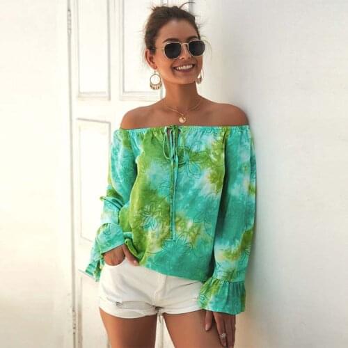 FANTIGO Long Blouses