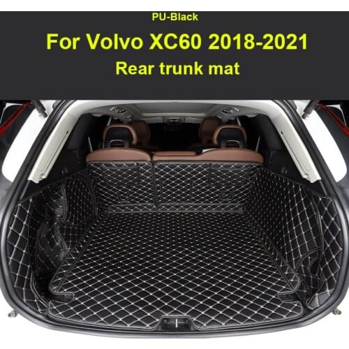 Hivotd Rear Trunk Mat Anti-dirty Boot Carpet Cover Durable Protector Decoration ​Interior Accessories For Volvo XC60 2018-2022