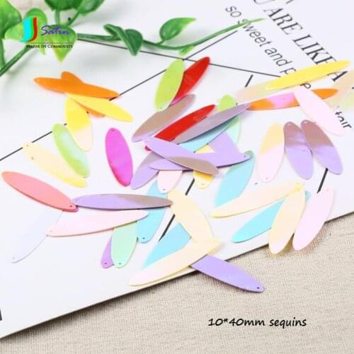 Make Jewelry Crafts Diy Belly Dance Stage Clothing Decorate Hat Candy Color Flat Oval 1-edge Hole Loose Sequin Weight 60G S0355H