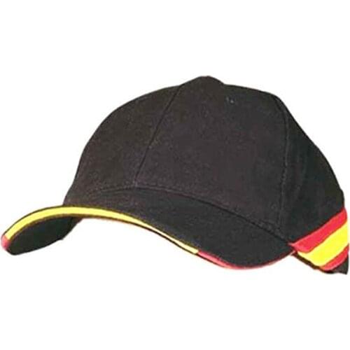Cap embroidered flag of Spain, one size. White Color