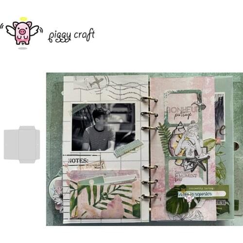 Piggy Craft metal cutting dies cut die mold Envelope decoration Scrapbook paper craft knife mould blade punch stencils dies