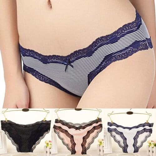 Fashion Delicate Sheer Lace Tank Lace Sexy Women Translucent Underwear Underwear Panties Briefs For Ladies Womens Underpants