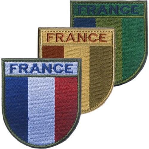 France Embroidered Military Patch for Clothes Bag Cap Army Badges Tactical France Flag DIY Patches Accessories
